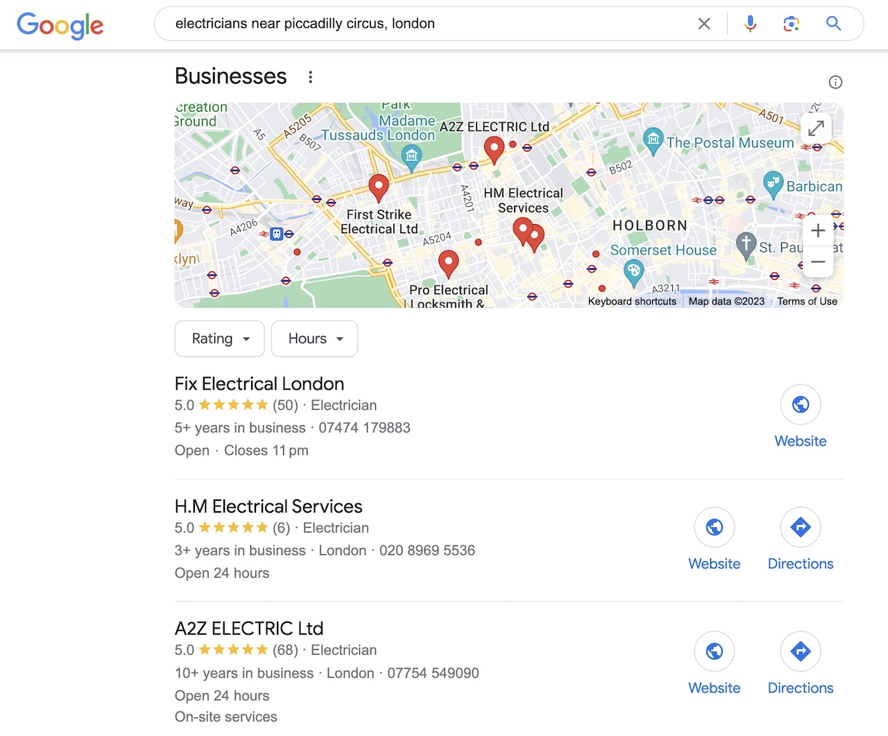 Digital Marketing SEO for Coaching - Local Google Map Seo Example 